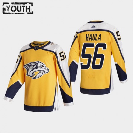Dětské Hokejový Dres Nashville Predators Dresy Erik Haula 56 2020-21 Reverse Retro Authentic